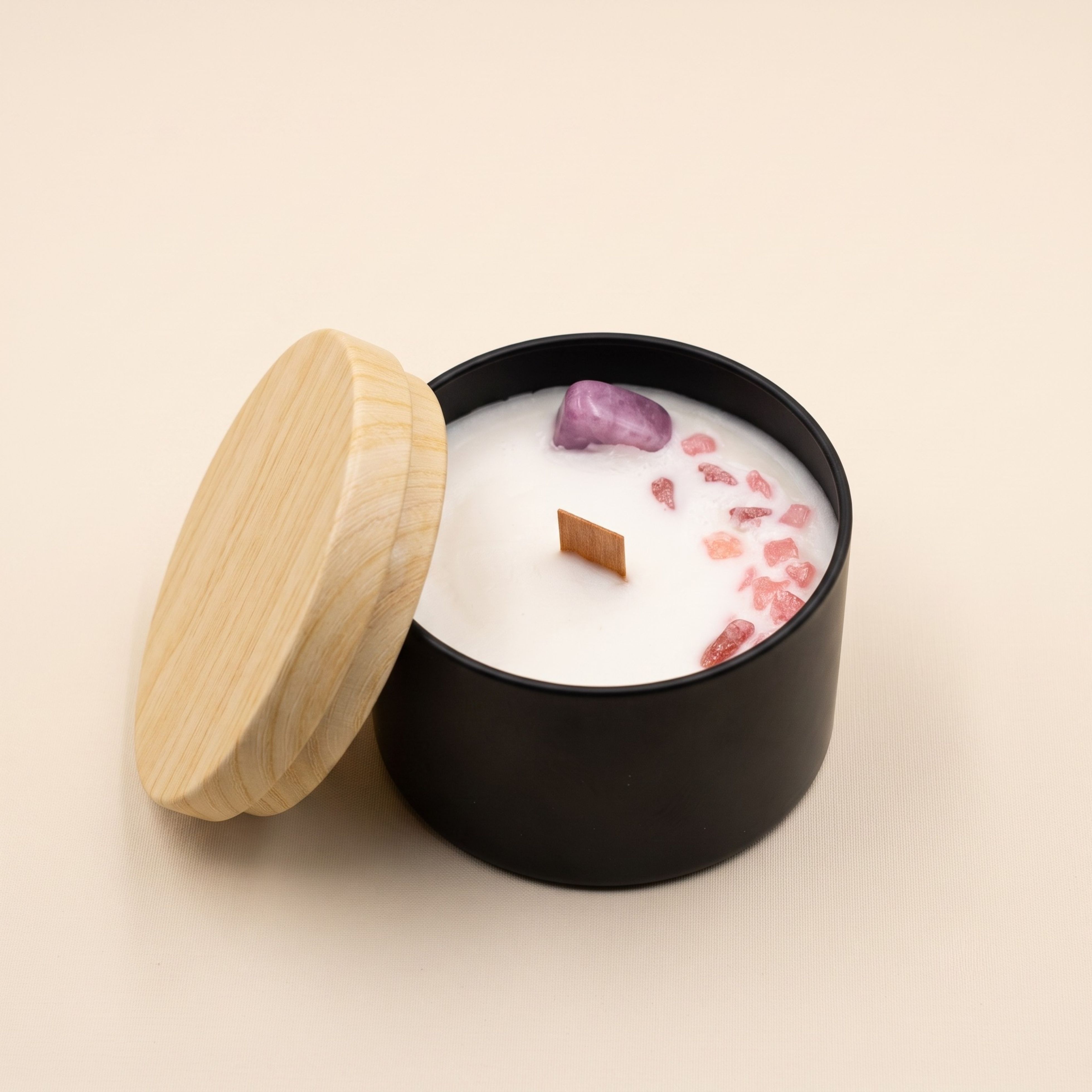 Amethyst Rosewood Candle